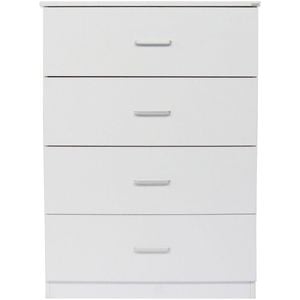 Redfern 4 Drawer Chest Tallboy - White