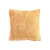 SOGA 50cm Mustard Yellow Throw Pillow – Geometric Corded