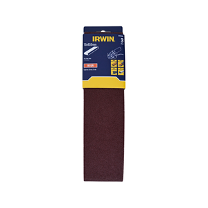 IRWIN 75 x 610mm 80 Grit Sanding Belt - 3 Pack