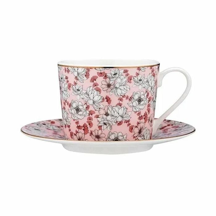 Ashdene Vintage Floral - Rose Cup & Saucer