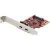 Startech.com Usb Adapter - Pci Express 3.0 X4 - Plug-in Card - Uasp Support - 2 Total Usb Port(s)