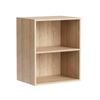 Kaboodle 400-499mm Almond Oak Customisable Deep Wall Open Shelf