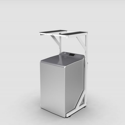 Dryer Stand Adjustable for Top Loading Washing Machine and Dryer Storage Bunnings Australia