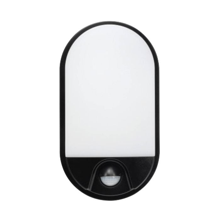 Brilliant Lighting 10W Barnet Slimline Oval Bunker Security Sensor Light
