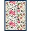 Floral Garden Decorative 50x70cm Printed Navy Kitchen Cooking Tea Towel Cloth
