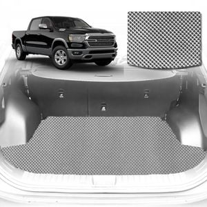 6D Diamond Car Boot Mat for RAM 1500 Laramie (DT)2019-Current-Cargo Mat-Grey-Outback GT