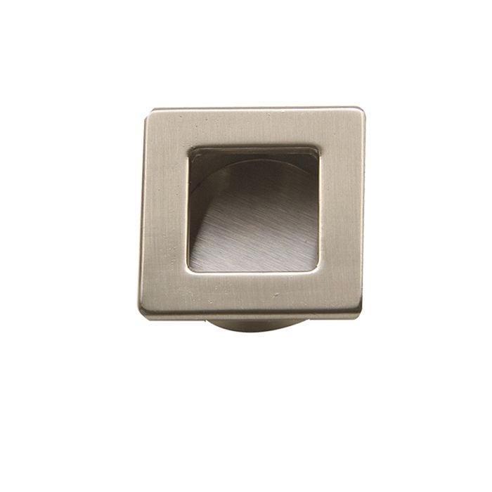 Sylvan Square Flush Door Pull 32mm Satin Nickel Plated