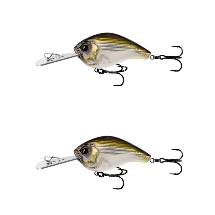 2x 13 Fishing 60mm Jabber Jaw Deep Crankbait Fishing Lures - Lucky Charm
