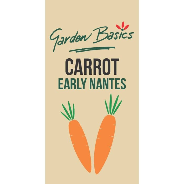 Garden Basics Carrot Early Nantes Seeds