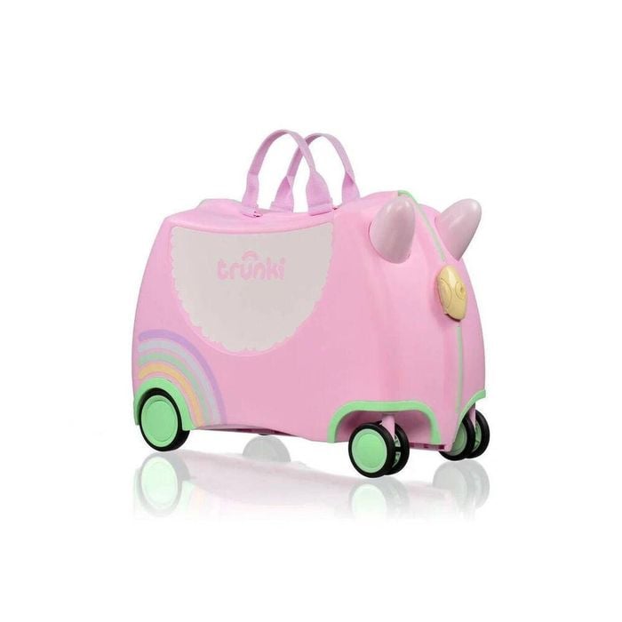 Trunki Glide Ride On Luggage Kids Suitcase Toy Box Una The Unicorn