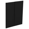 Kaboodle Black Olive Country Corner Wall Cabinet Doors - 2 Pack