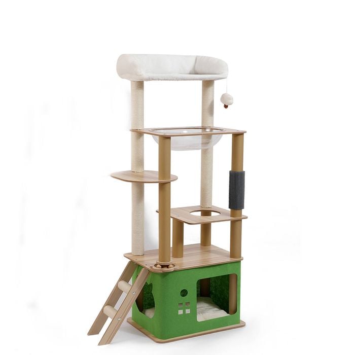 LOLOPAWS 155cm Cat Tree Towers Condo House