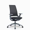 Desky Pulse Supportive Desk Chair - Black / Grey / No Headrest