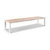 Balmoral 3.55M Outdoor Aluminium Teak Top Dining Table