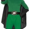 Hero Boxer Shorts Mens Superhero Costume Party Adult w/ Elastic Waist Belt Green