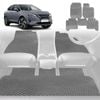 6D Diamond Car Floor Mats for Nissan QASHQAI 2022-Current-Full Set-Grey-Outback GT