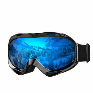 OutdoorMaster Adult Youth OTG Anti-Fog UV400 Goggles for Ski Snowboard