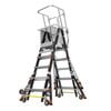 Little Giant 150kg 5-9 Step Adjustable Safety Cage Platform Ladder