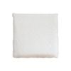 SOGA 50cm White Chevron Square Plush Cushion