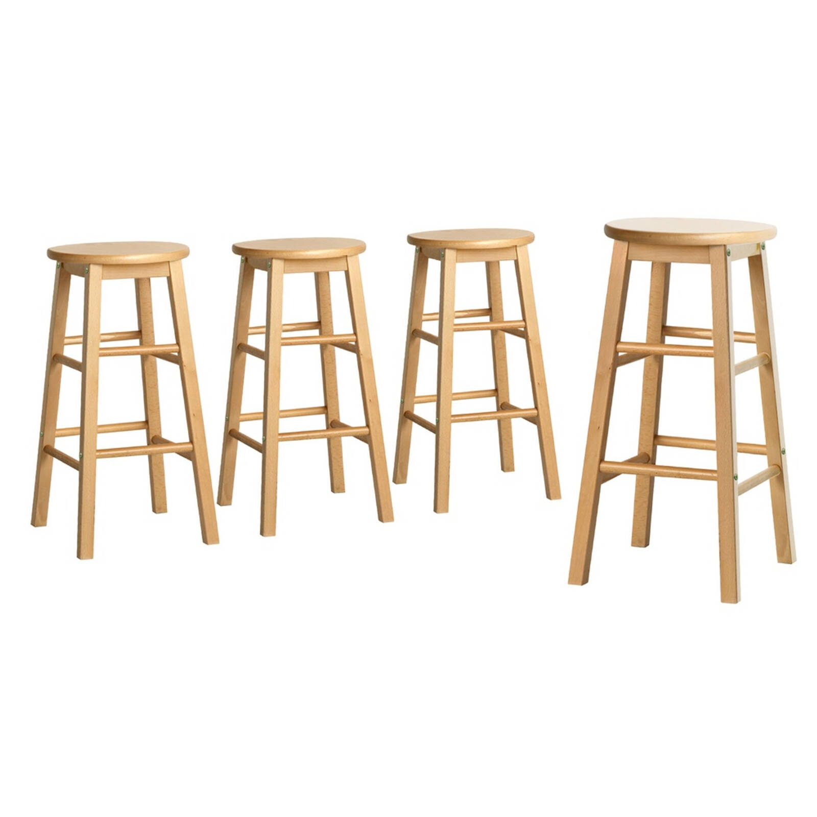 Artiss 4X Bar Stools Nature Bunnings Australia