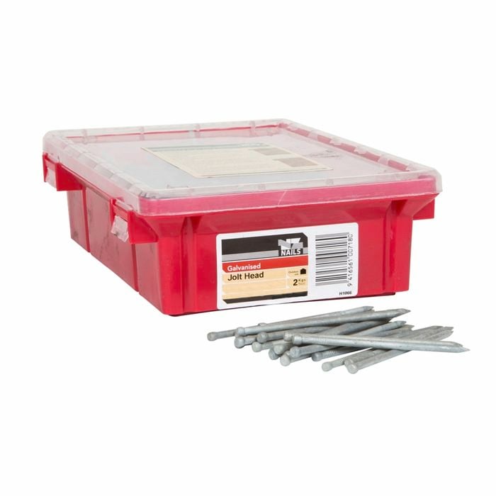 NZ Nails 60 x 2.8mm Jolt Head Galvanised Nail - 2kg Box