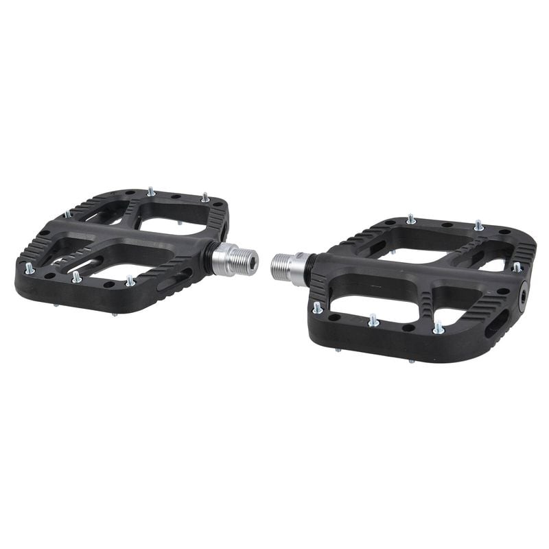 Trojan Black Nylon MTB Pedals - 2 Pack