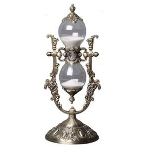 Catzon Embossed Hourglass Timer 15 Minutes Used