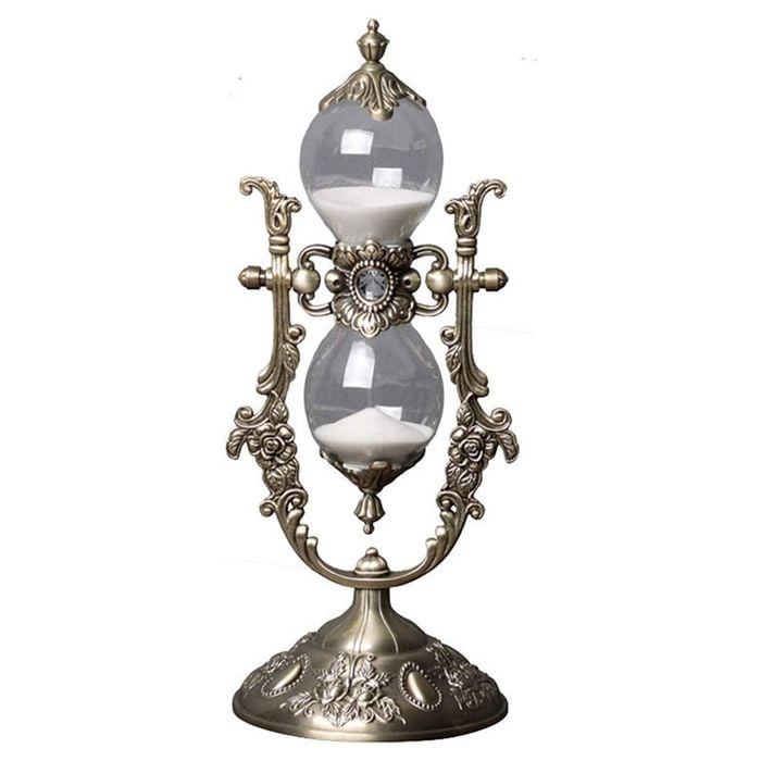 Catzon Embossed Hourglass Timer 15 Minutes Used