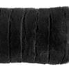 Bedding House 30cm x 50cm Black Elsworthy Anthracite Faux Fur Cushion