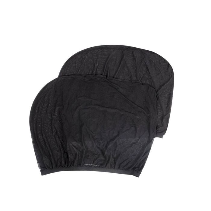 2pc Childcare Car Fitover UV Rear Side Window Shade Universal Black