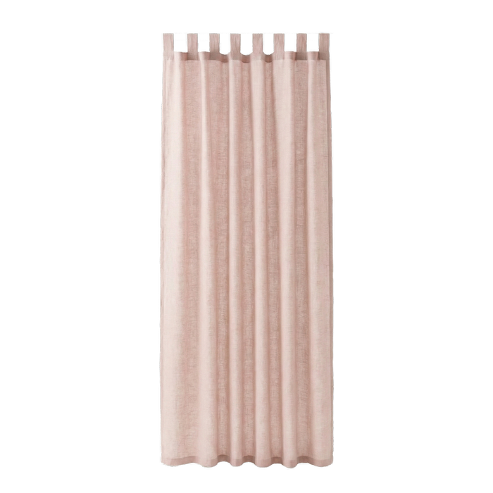 Windoware 120 x 223cm Pink Amara Sheer Tab Top Curtain - 1 Pack
