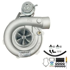 Upgrade Billet Gt3582r Turbo Charger With Oil Return Line Kit For Ford Fpv Ba/bf F6 Barra 4.0l