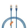 4Cabling 0.75m Blue CAT6A RJ45 S/FTP THIN LSZH 30 AWG Network Cable - Pack of 50