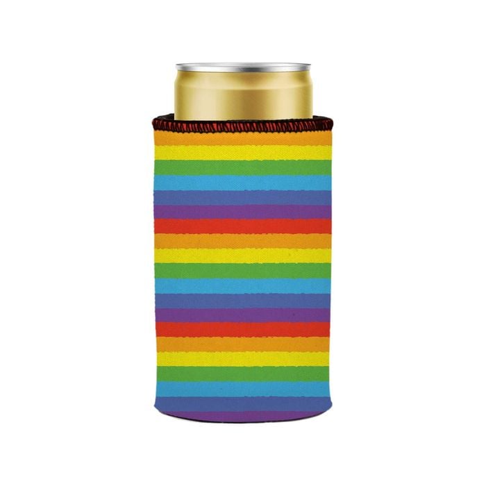 Stubbyz LGBTQ+ Pride Flag Stubby Cooler Slim