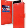 Goospery Magsafe Bluemoon Diary for Galaxy S24 FE - Red