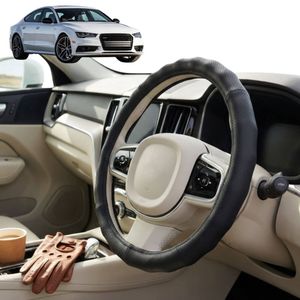 Australian Goose Steering Wheel Cover for Audi A7 S7 2018 - Current (4K8) Circle Black