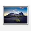 Mountains with a Cloudy Sky  Print 100% Australian Made 120x90cm  (Poster)