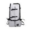 Anypet XL Light Gray Pet Carrier Backpack for Medium to Large Dogs with Supply Pockets