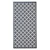 Matrix 1800 x 900 x 9mm Charcoal Halo Décor Screen with Frame - Halo