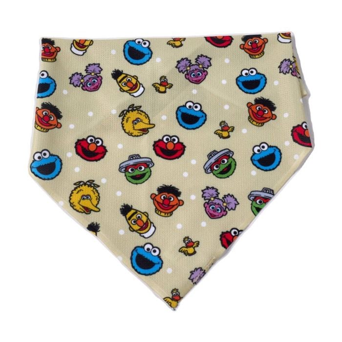 Stubby Club Sesame Street Pet Dog Bandana Triangle Neckerchief Accessory Large