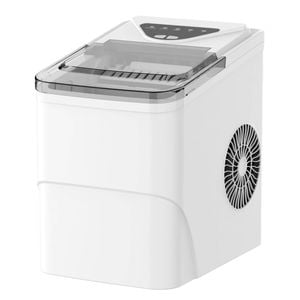 Advwin 12KG Ice Maker Portable Ice Maker Machine with Self-Cleaning Function, White
