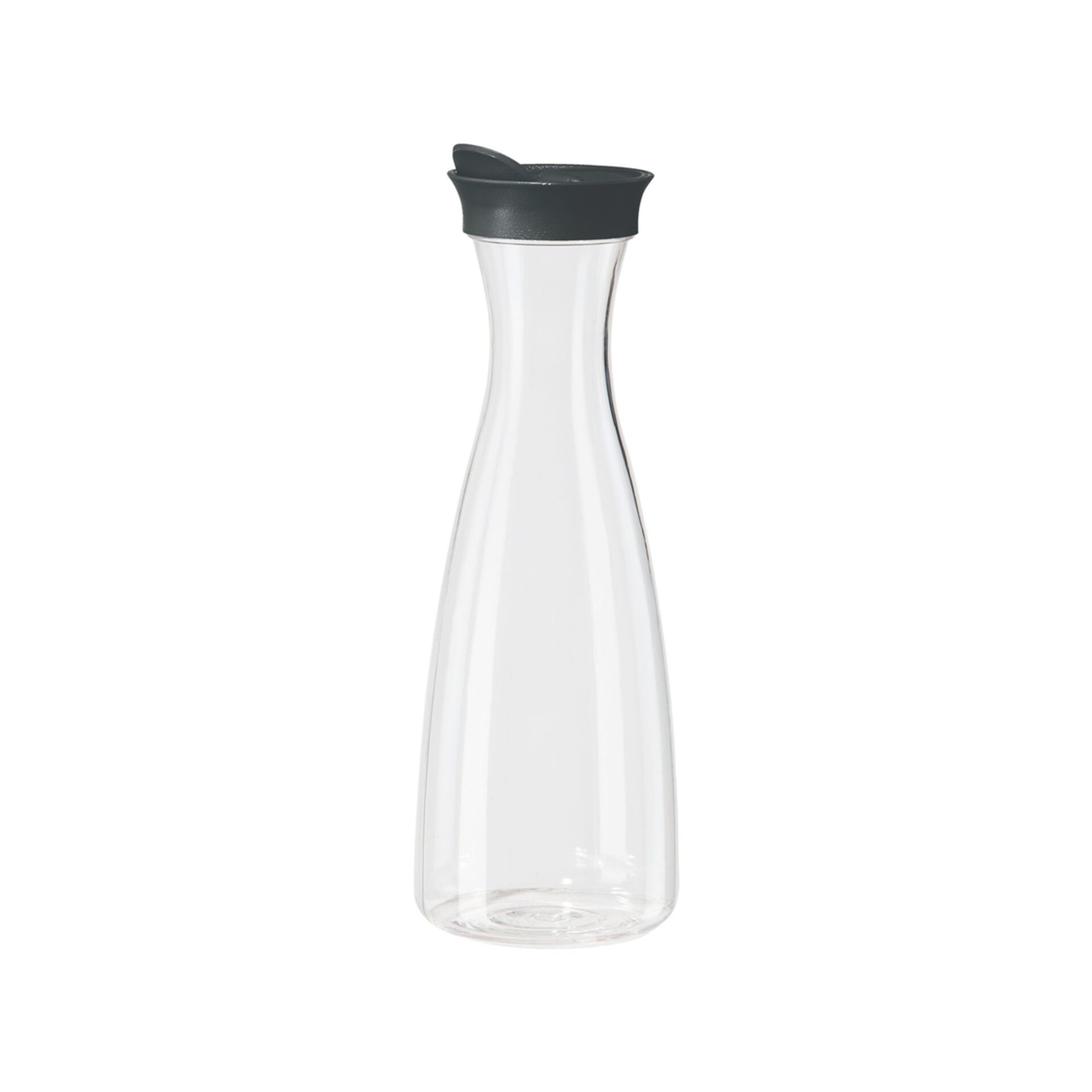 Ribbed Glass Carafe With Wood Lid | Airtight Clear Glass Pitcher For Water Juice Bar Iced Tea | Gift Boxed Drink Containers For Fridge