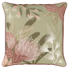 Mojo 45cm Botanical Olve Cushion Cover With Pipe
