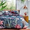 Bedding House King Navy Blue Joy Multi Cotton Quilt Cover Set