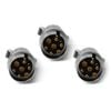 Elinz Trailer Plug 7 PIN Large Round Metal Connector Adaptor Socket Car Caravan Boat 3x