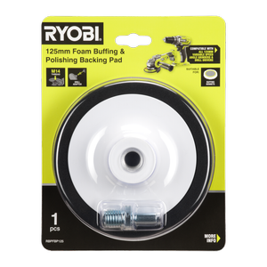 Ryobi 125mm Foam Backing Pad