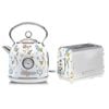 Laura Ashley 1.7l Electric Kettle And 2 Slice Toaster Combo Elveden White
