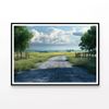 Countryside Road Stage  Print 100% Australian Made 90x60cm  (Poster)