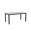 Olg Axis Table 4 Leg Black Frame White Top L1600mm X W600mm
