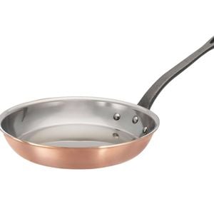Matfer Bourgeat Frypan 280mm Copper & Stainless Steel with Cast Iron Handle